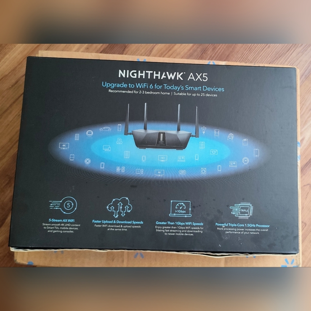 NETGEAR (AX4200) NightHawk WiFi-6 Router - Picture 2 of 12